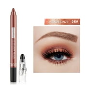 SDJMa Pearl Eyeliner Eyeshadow Pencil, Metallic Eye Shadow Pen Glitter Waterproof with Pencil Sharpeners Eye Makeup for Women Girl Lip Liner Accessories