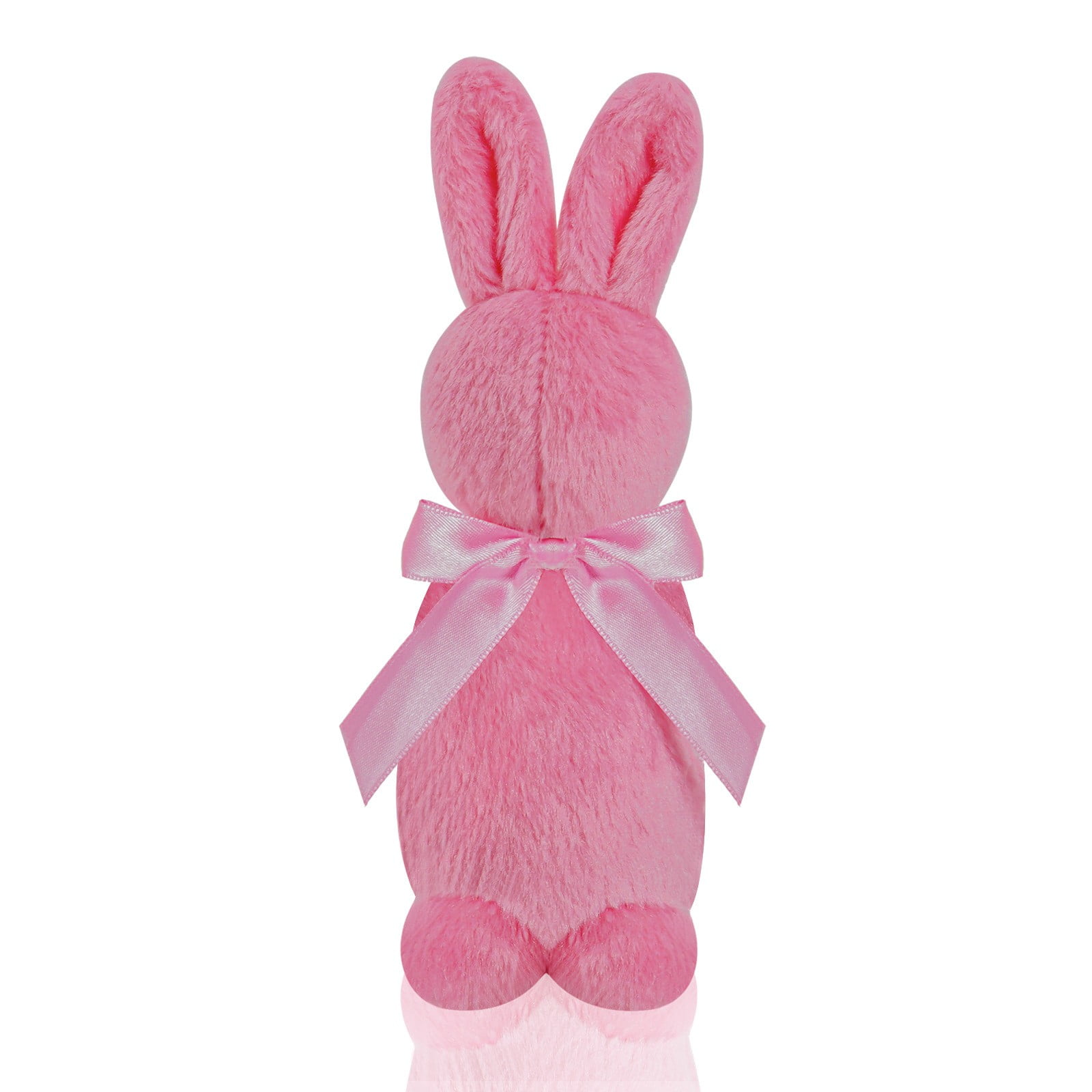 SDJMa Plush Easter Bunny Decorations, Standing Bunny with Ribbon Bow ...