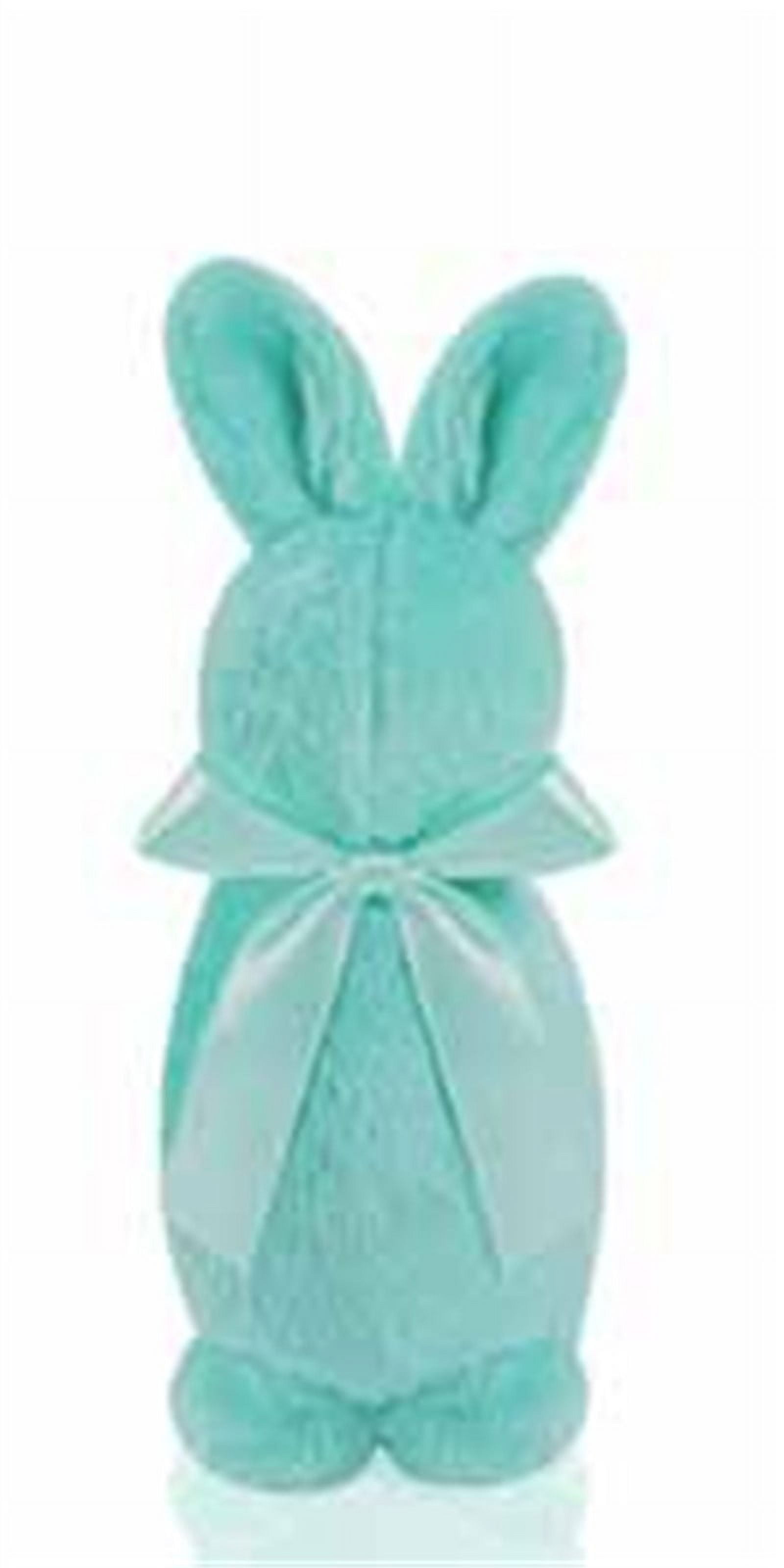 SDJMa Plush Easter Bunny Decorations, Standing Bunny with Ribbon Bow ...