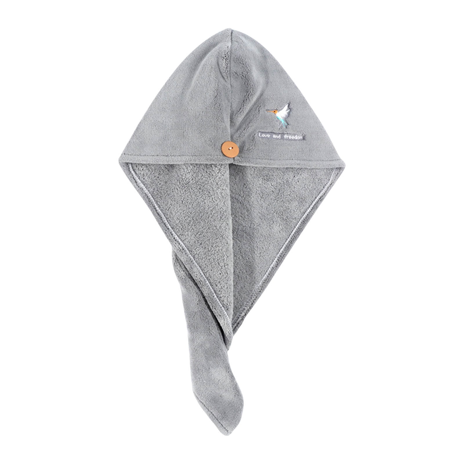 SDJMa Rapid Drying Towel, Microfiber Hair Towel Wrap, Coral Velvet