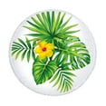 thumbnail image 1 of SDJMa Round Beach Towel Tropical Microfiber Beach Blanket Palm Leaves Large Roundie Lightweight Beach Towel for Kids Women Men Boy Girl, 60 Inches, 1 of 8