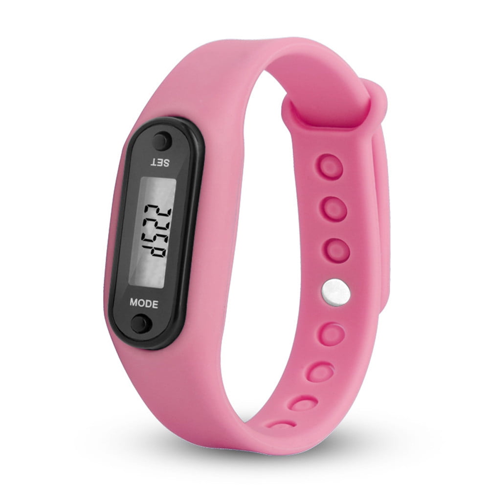 SDJMa Run Step Watch Bracelet Pedometer Calorie Counter Digital LCD Walking Distance Walmart Business Supplies