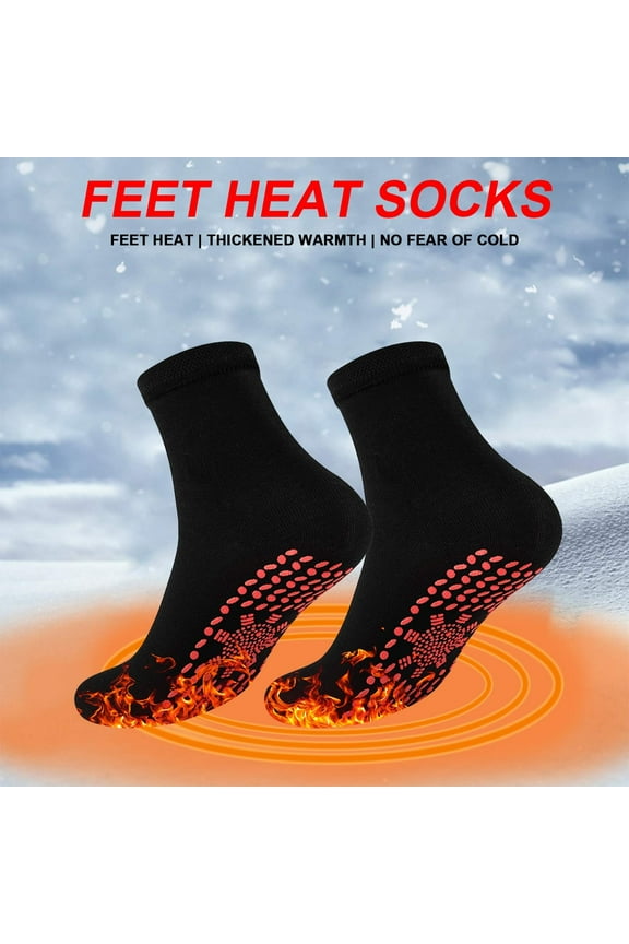 Self-Heating Socks for Men Women Unisex Therapy Magnetic Socks Washable Anti-Freezing Self Heating Socks Insulated Cold Weather for Outdoor Hunting Camping Hiking Skiing