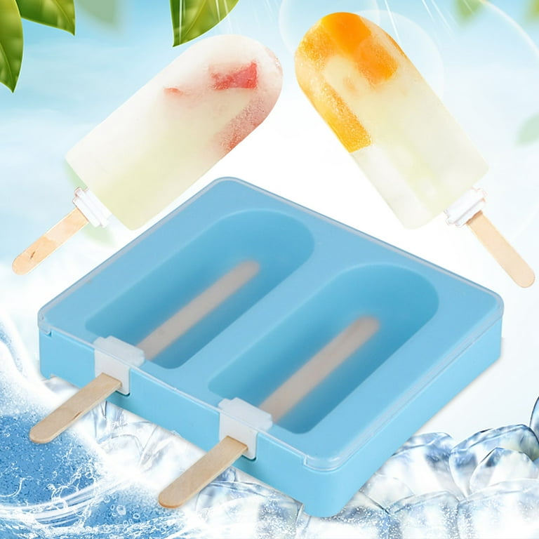 SDJMa Silicone Popsicle Molds 2 Cavities Large Cakesicles Silicone