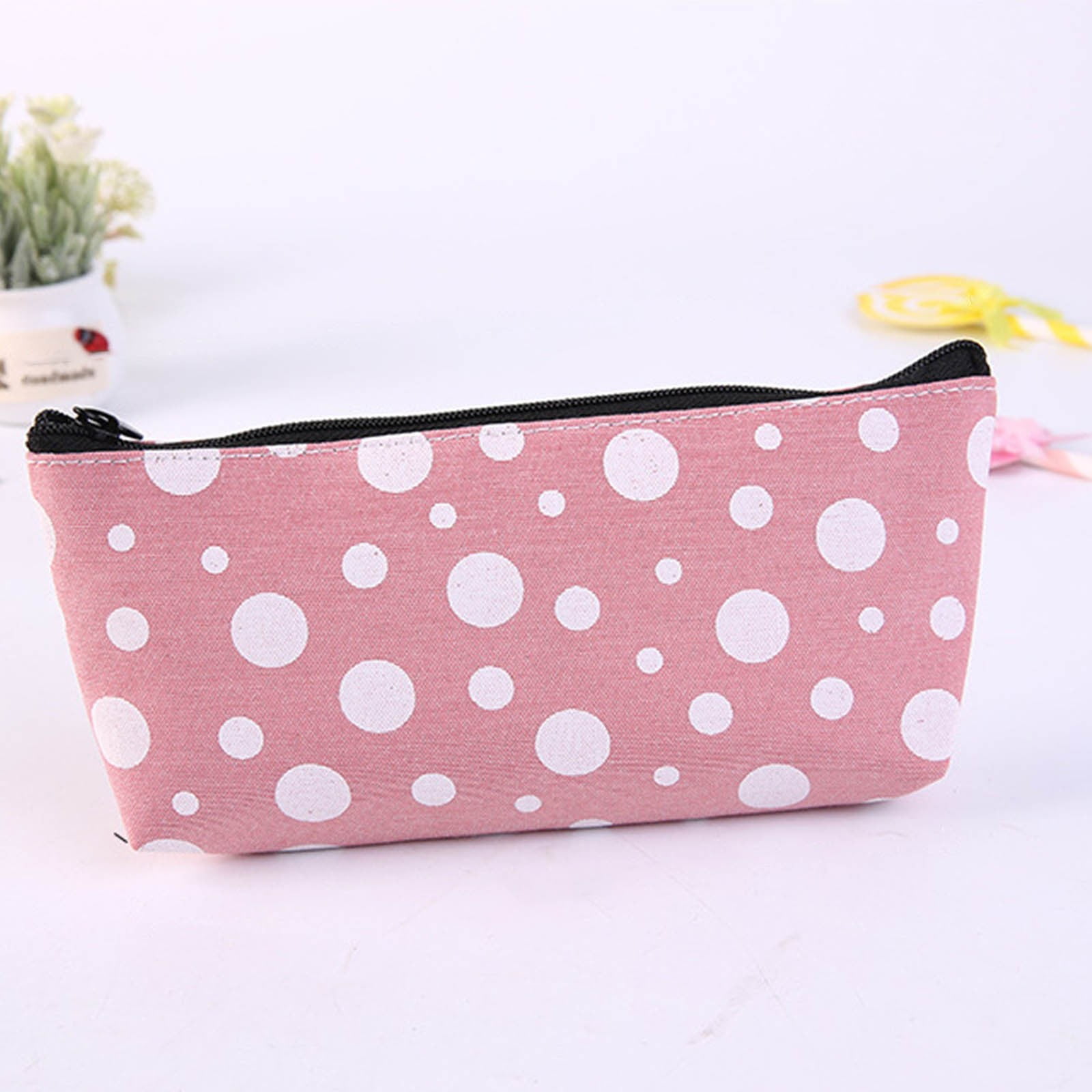 SDJMa Small Makeup Bag Waterproof Cosmetic Bag Portable Travel Makeup