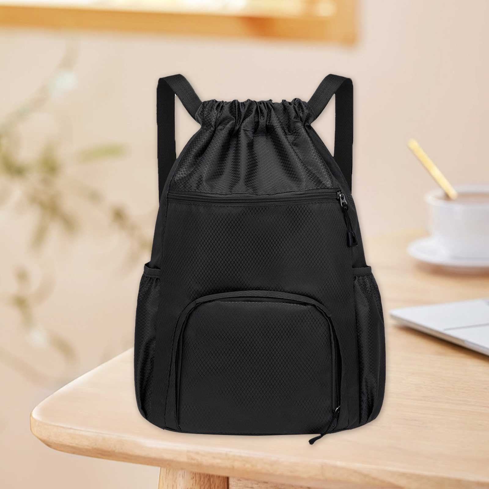 Basketball Bag Youth With Ball Holder Black Sports Backpack
