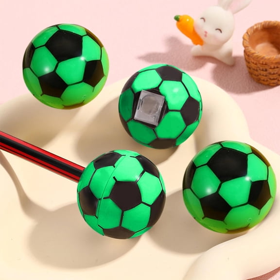 SDJMa Soccer Ball Pencil Sharpener, Portable Handheld Sharpener for Home Office Supplies