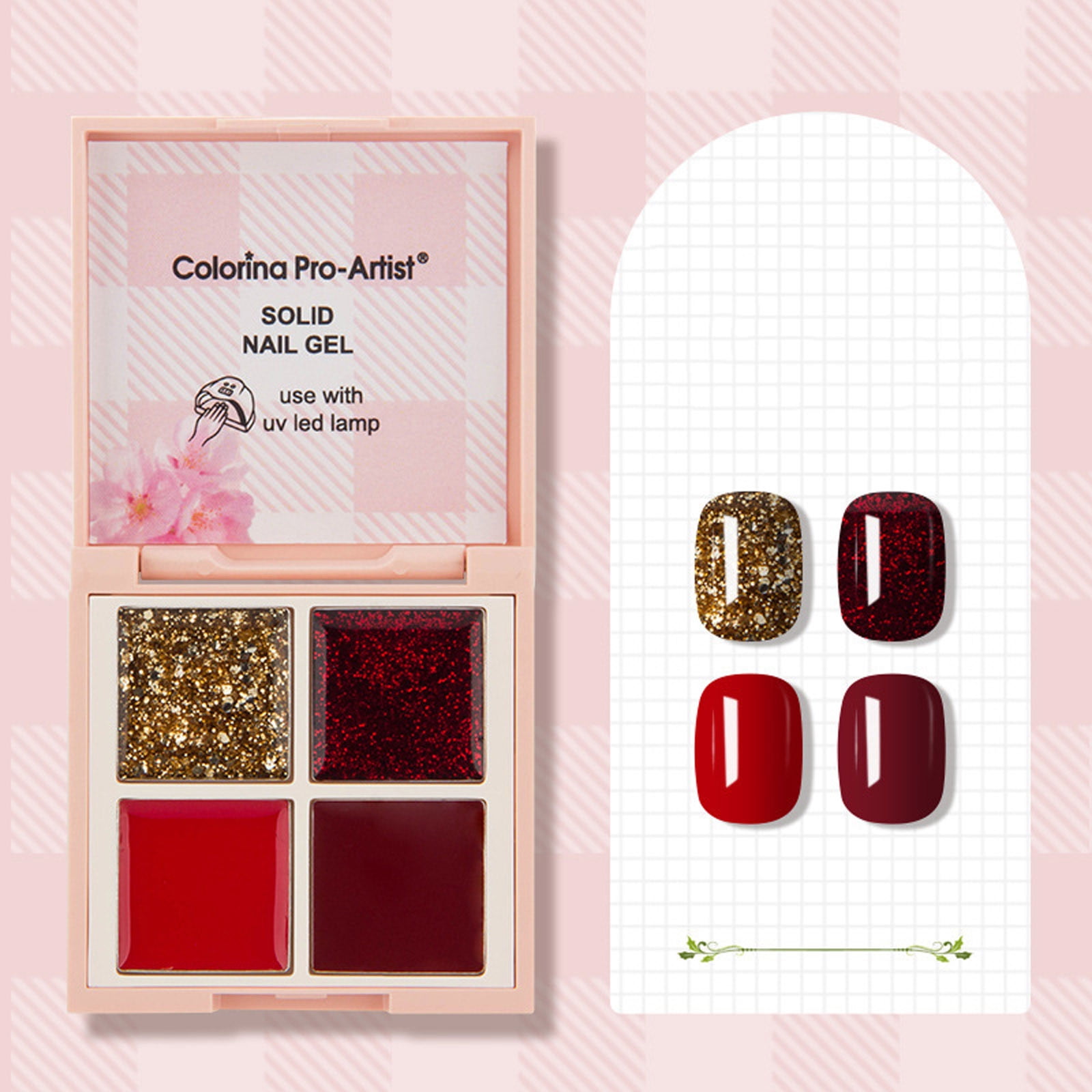 SDJMa Solid Gel Nail Polish Kit 4 Colors Cream Gel for Nails Art, Mud Gel Polish Kit for Nail Art DIY Salon at Home