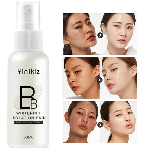 SDJMa Spray BB Cream - Concealer Brighten Whitening Moisturizing Base Face Foundation Lightweight, Multi-Function, High Coverage Makeup,Full Coverage Concealer Liquid Foundation for All Skin Types