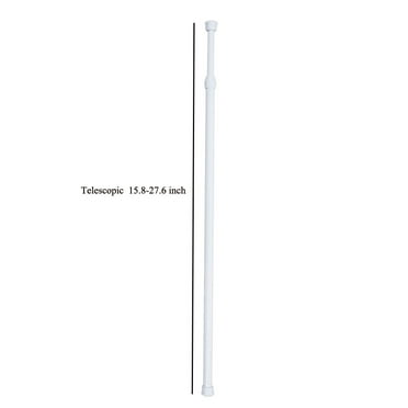 SDJMa Spring Tension Rod, Adjustable 15.8 to 27.6 Inch, No Drilling for Home, Bathroom, Kitchen