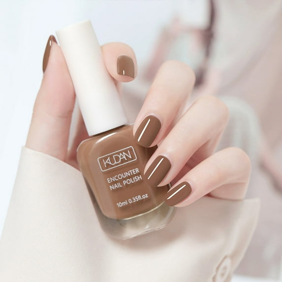 SDJMa Tear Off Water Based Nail Polish Tasteless No Bake Quick Drying Transparent And Bright Oil Student Peelable Nail Polish 10ml