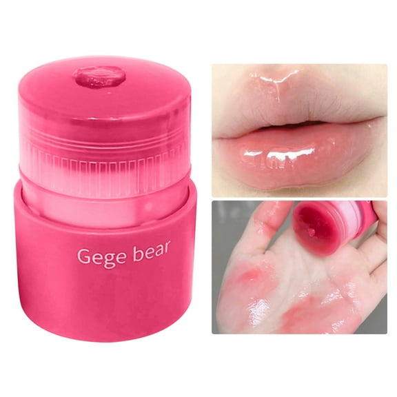 SDJMa Tinted Lip Balm, Twist Dispenser Hydrating Lip Gloss, Lightweight, Shiny Melting Lip Gloss, Comfortable Non-Sticky Lip Mask Friendly (01#)