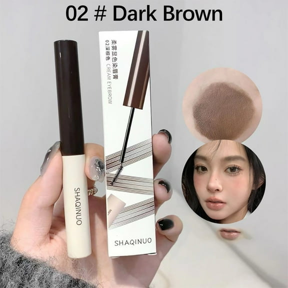SDJMa Brow Gel, Volumizing, Buildable, Wax-Gel Hybrid, Creates Full, Voluminous-Looking Brows, Water resistant, Long Lasting, Fiber-Infused 1pcs (B)