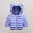 thumbnail image 1 of SDJMa Toddler Baby Kids Girls Soft Sweater Coat Winter Thick Warm Button Hooded Windproof Coat Boy Black Trench Coat, 1 of 8