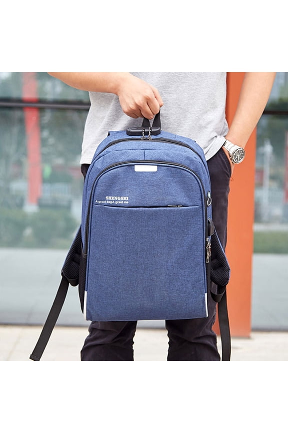 Travel Laptop Backpack, Waterproof Anti Theft Backpack with Lock & USB Charging Port & Earphone Hole, Large 18.1 Inch Computer Business Backpack for Men Women