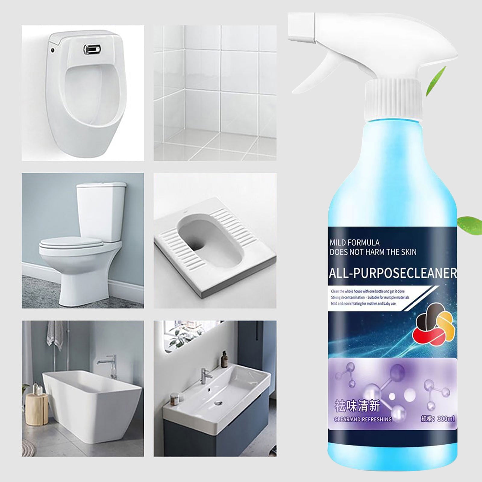 SDJMa Tub and Tile Cleaner, Mold & Mildew Stain Remover, Industrial