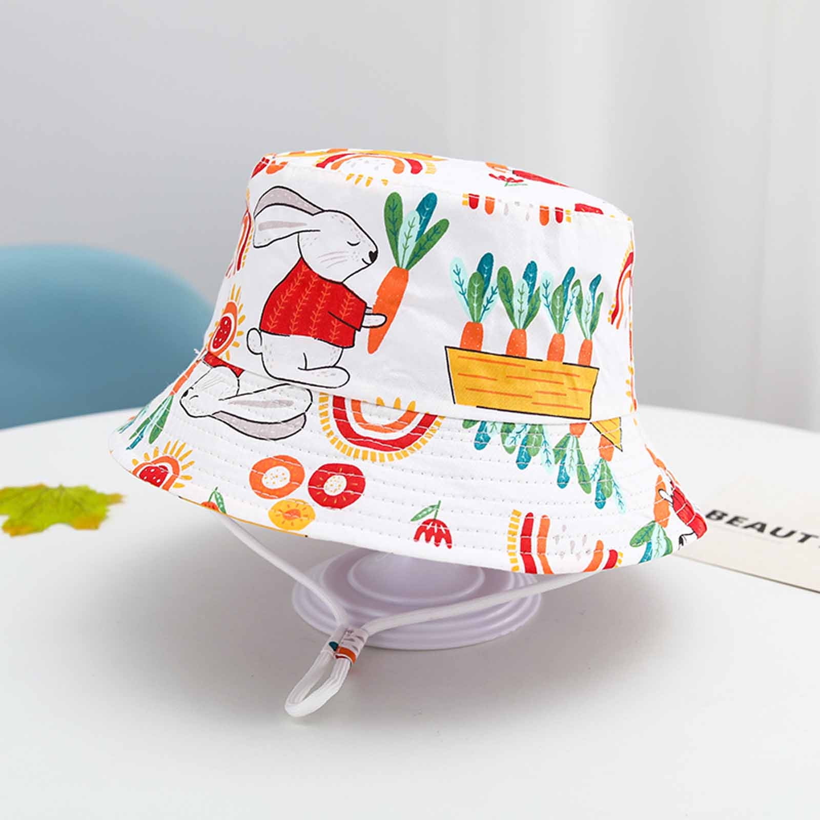 Baby Hat Spring And Summer Thin Korean Version Boy Handsome Sun Hat Girl  Children Cute Cartoon Cows Bucket Hat - Buy Summer Baby Hat,Korean Version