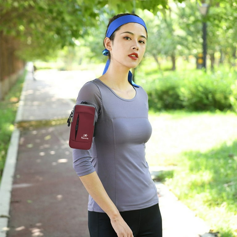 SDJMa Universal Comfort Armband Phone Holder Running Armband Wristband Phone Holder for Exercise Workout Compatible with Phones Up to 7 Inches
