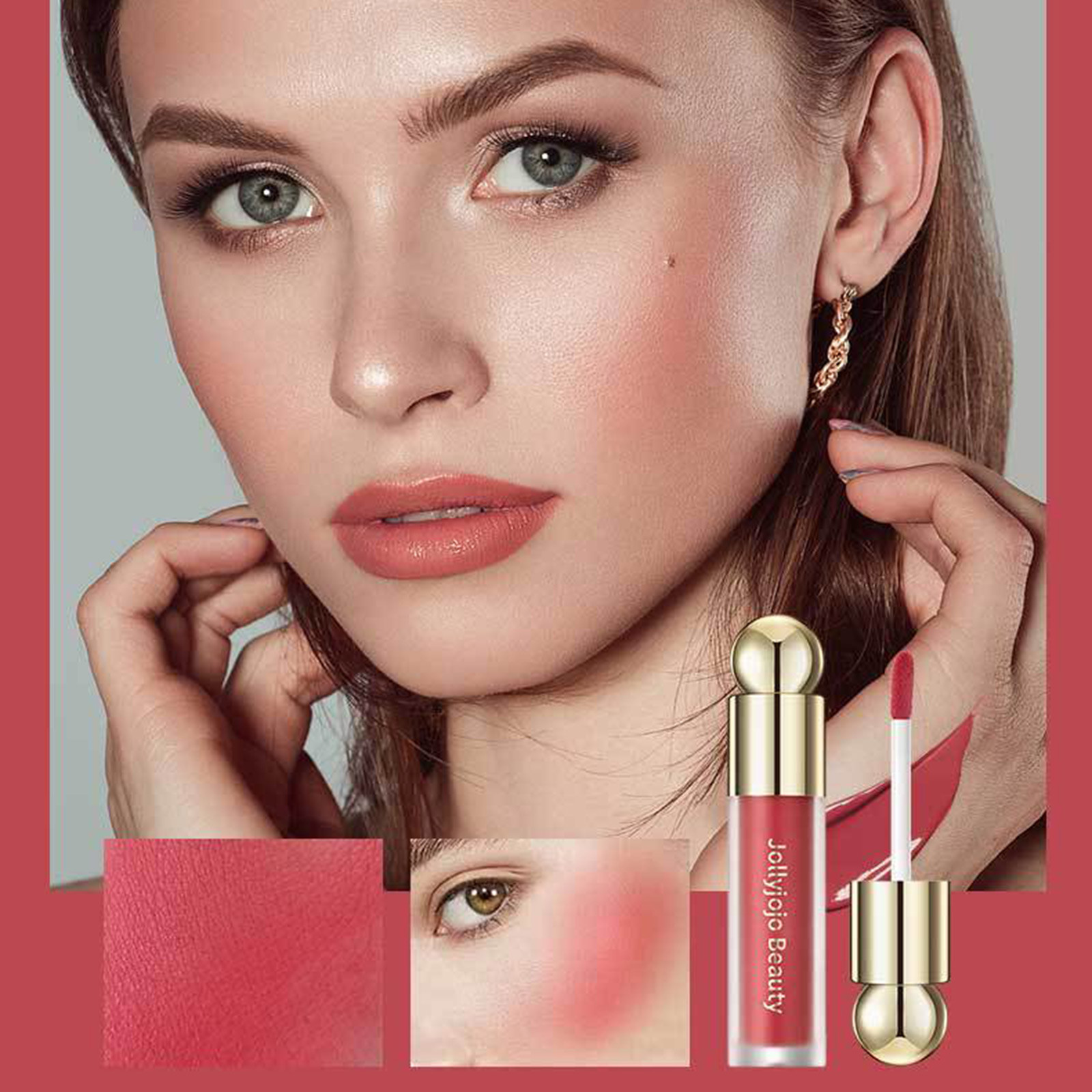 SDJMa Velvet Liquid Blush, Liquid Blush for Cheeks, Blush Liquid Makeup