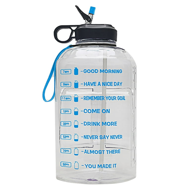SDJMa Water Bottle With Times To Drink - 3.7L Water Bottle With
