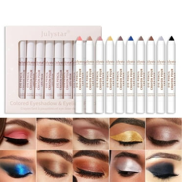 SDJMa Waterproof Eyeshadow Stick-Matte Eye Shadow Stick Set Box Top Beauty Eye Shadow Gel Set