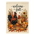 thumbnail image 1 of SDJMa Welcome Fall Chicken Garden Flag 12x18 Inch, Rustic Farm Animal Printed Yard Flag for Outdoor Autumn Harvest Thanksgiving Farmhouse Home Decor, 1 of 5