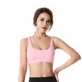 thumbnail image 1 of SDJMa Wireless Tank Top Bra Woman Bras With String Quick Dry Shockproof Running Fitness Large Size Underwear, 1 of 7
