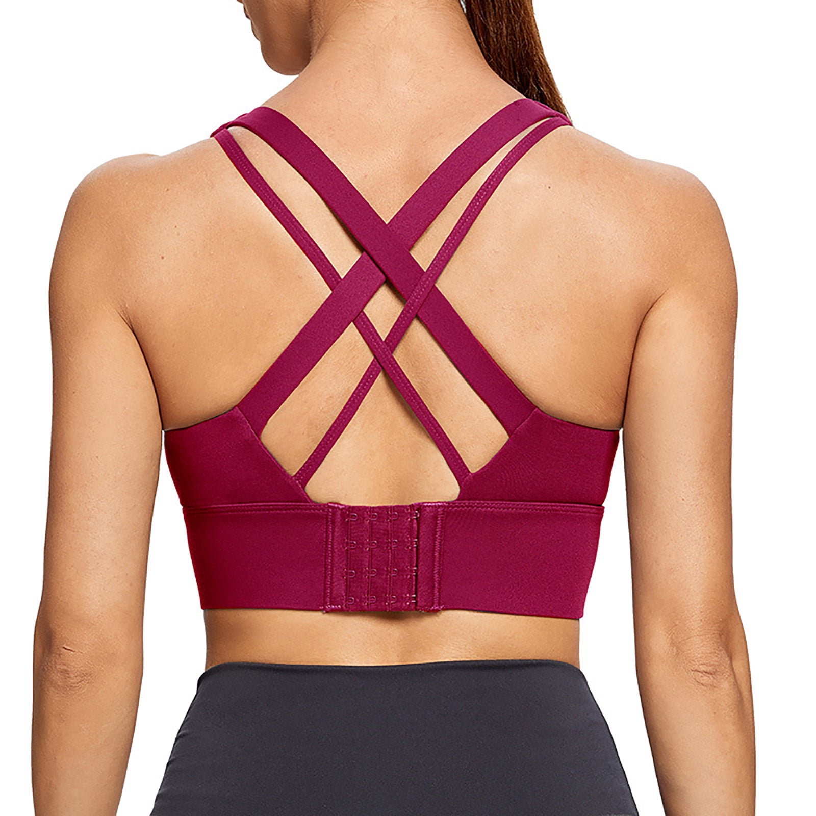 L 2026 Women Sports Bra Yoga Outfits Sexy Cross Strap Tank Classic Lady  Underwear Fashion Runing Tops Fitness Vest With Removable Cups From  Wslly104104, $12.59