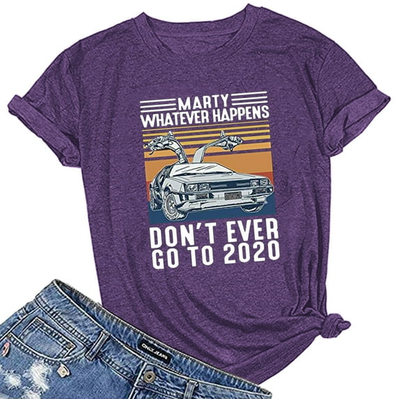 SDJMa Women's Classic-Fit 100% Cotton Short-Sleeve T-Shirt Women Cat Letter Printing Short Sleeve Shirt Casual Tops Blouse