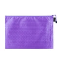 thumbnail image 1 of SDJMa Zipper Pouch Document Bag, Canvas Zip File Document Folders Organizer Pouch, Letter Size A4 Size Zipper Document Bag Zip Document Pouch for School Office Supplies(lilac colour), 1 of 5