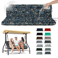 thumbnail image 1 of SDJPOI 2-3 Seater Porch Swing Replacement Cushion, Thicken 4" Waterproof Outdoor Bench Cushions with Backrest for Outdoor Furniture (hummingbird，63in*40in）, 1 of 6