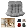 thumbnail image 1 of SDJPOI Egg Chair Cushion, Hammock Swing Replacement Cushion, Waterproof Soft Comfy Hanging Basket Seat Pads, Thicken Hanging Chair Cushion for Indoor Outdoor Furniture, 1 of 9