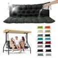 thumbnail image 1 of SDJPOI Porch Swing Replacement Cushion, 4" Thick Waterproof 2-3 Seater Bench Cushion with Backrest, Outdoor Swing Cushions for Outdoor Furniture（Dark Gray,70*40in）, 1 of 6