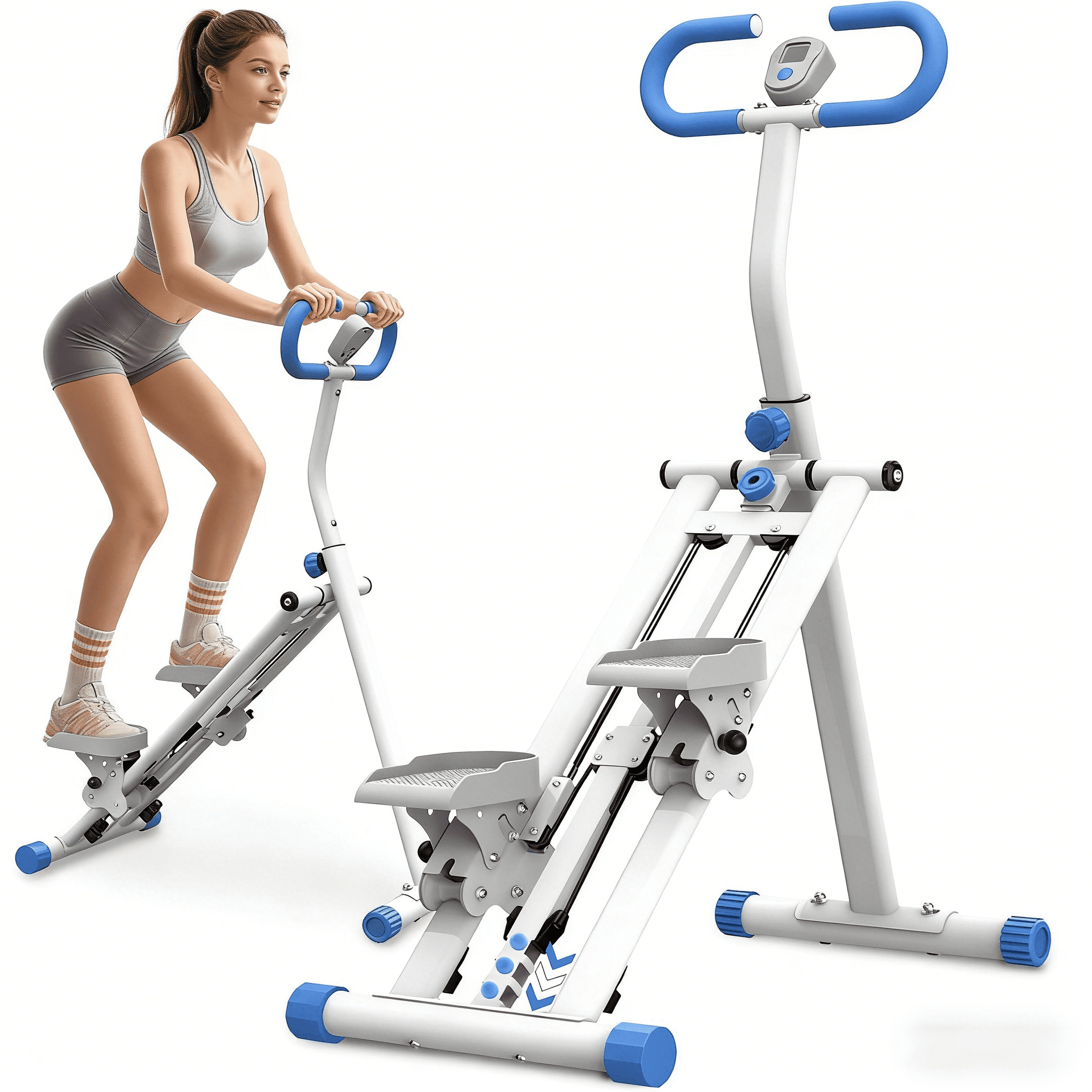 SDJPOI Stair Stepper for Home-Upgrade Vertical Climber Workout Machine ...