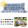 thumbnail image 1 of SDJPOI 2-3 Seater Porch Swing Replacement Cushion, Thicken 4" Waterproof Outdoor Bench Cushions with Backrest for Outdoor Furniture, 1 of 8
