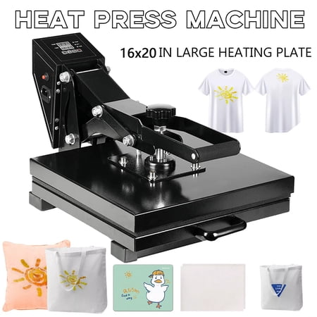Digital Heat Press Machine, 16x20 inch Heat Press for t Shirts, Fast Heating for Heat Sublimation and Heat Vinyl Transfer Machine