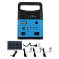 SDM 3790 10W Portable Solar Generator with Solar Panel Emergency Lamp ...