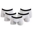thumbnail image 1 of SDN CUSTOM Small Blank Sublimation Boxer Briefs for Mens, White Men's polyester Underware (5 Pack), 1 of 9