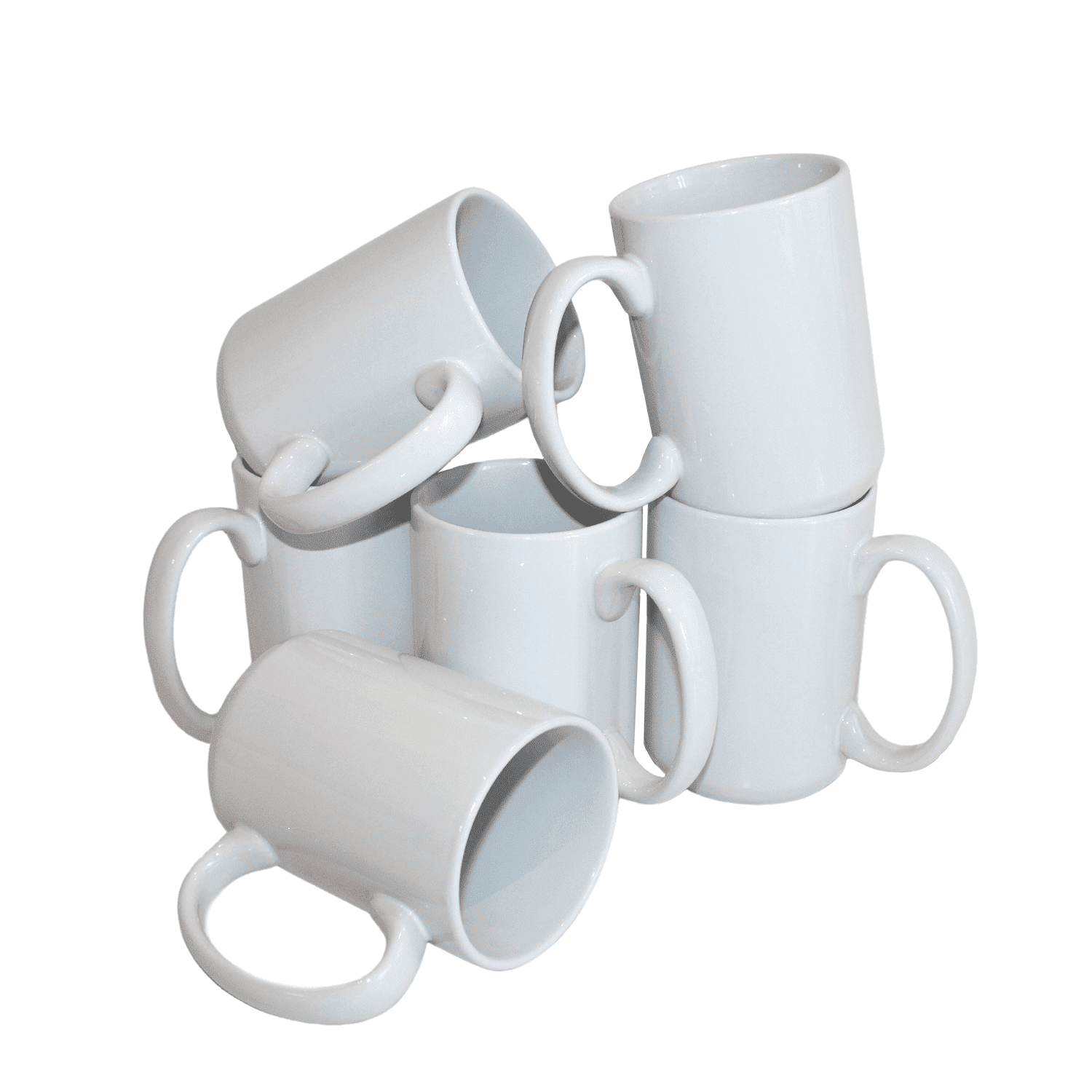 SDN Custom White Ceramic 15oz Sublimation Coffee Mugs with AAA