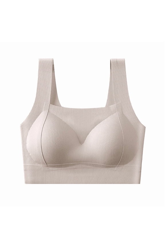 Back Smoothing Bras for Women with U-Shaped Back and High Sides, Wireless Seamless Comfort Bra That Hides Side Fat, Comfy T-Shirt Bra for Daily Wear and Special Occasions