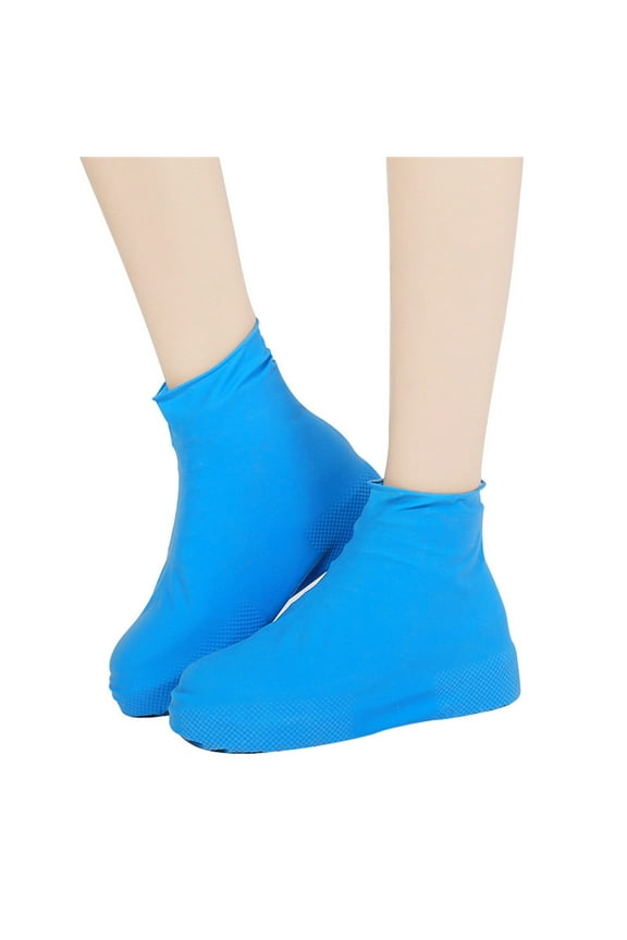 Beach Cover Up, Rain Shoe Covers, Emulsion Rain Covers Water-Proof Shoe Covers Silicone Overshoes Overshoes Reusable Shoe Protectors for Rain Snowday Desert Beach Muddy Sand Roads High Cover