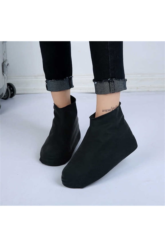 Beach Cover Up, Rain Shoe Covers, Emulsion Rain Covers Water-Proof Shoe Covers Silicone Overshoes Overshoes Reusable Shoe Protectors for Rain Snowday Desert Beach Muddy Sand Roads Low Cover