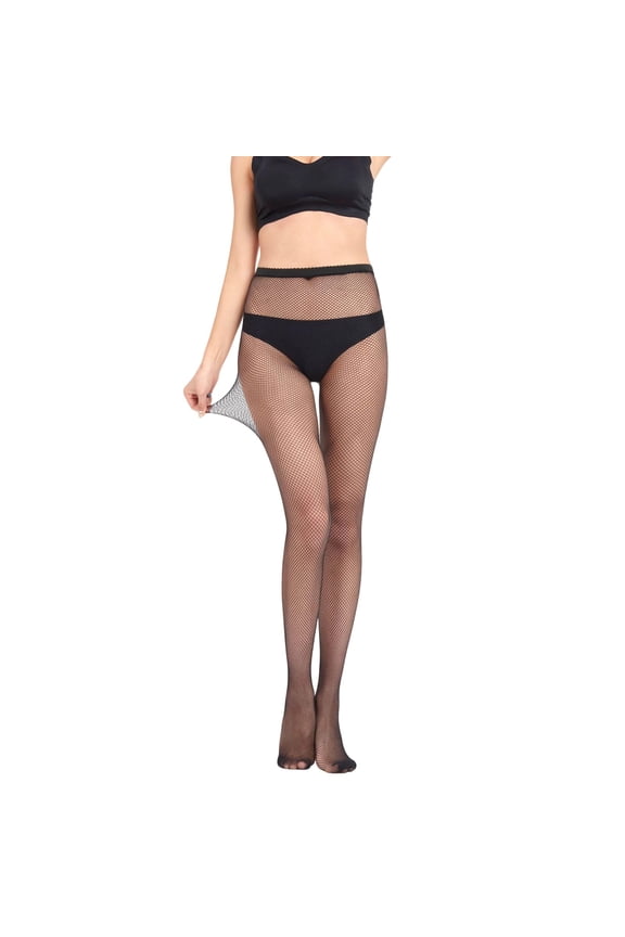 Body Stocking with Open Crotch for Women, Hollow Solid Color Pantyhose, Stretchy Full-Body Tights for Intimate Wear and Lingerie