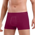 thumbnail image 1 of SDNall Boxers for Men Solid Briefs Comfortable Cotton Middle Waist Men'S Underwear, 1 of 9