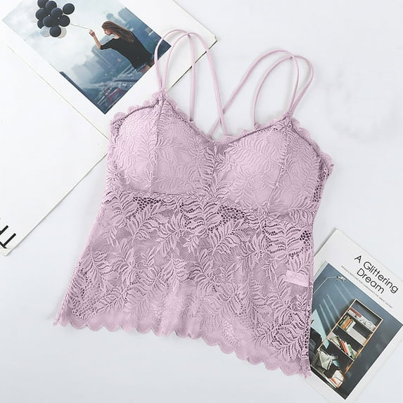 SDNall Camisole With Built-In Bra for Women, Sequin Adjustable Strap Tank Top for Yoga, Pajamas and Casual Loungewear