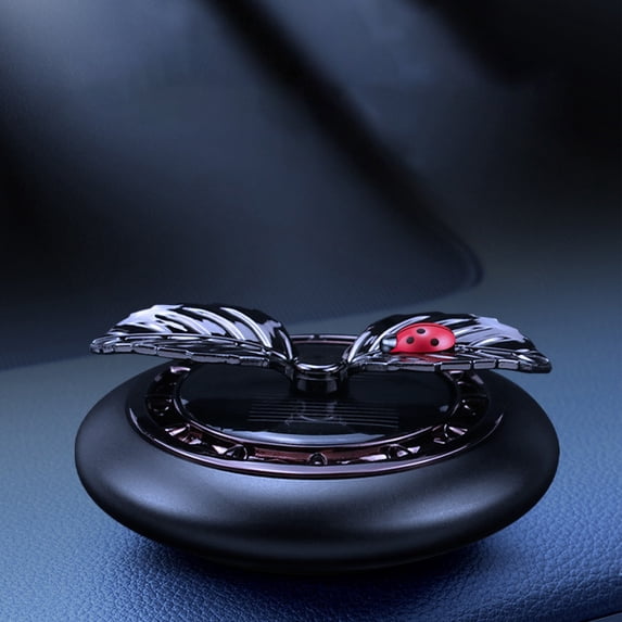 SDNall Car Decorations interior, Tablet for Car, Car Solar Airplane Aromatherapy Car Rotating Aromatherapy Sitting Aromatherapy Paste Tablet Car Decoration Solar Powered Get 5Ml Perfume