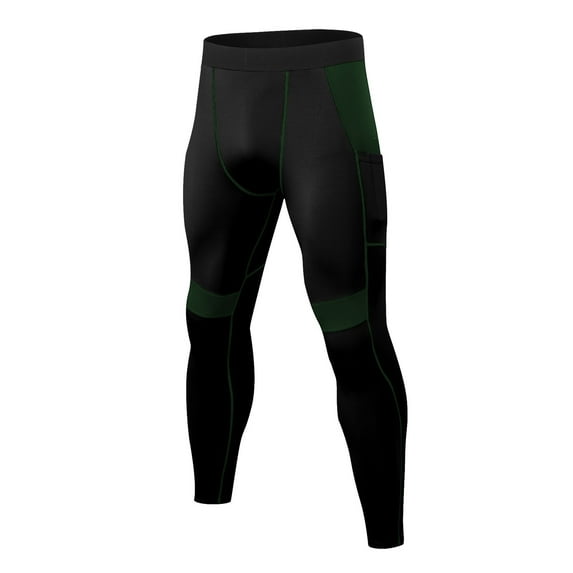 SDNall Compression Leggings for Men Sports Stretch Leggings Trousers Breathable Quick-Drying Wicking Fitness Pants Running Pants Sizes:S-2XL