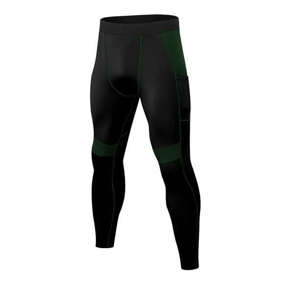 SDNall Compression Leggings for Men Sports Stretch Leggings Trousers Breathable Quick-Drying Wicking Fitness Pants Running Pants Sizes:S-2XL