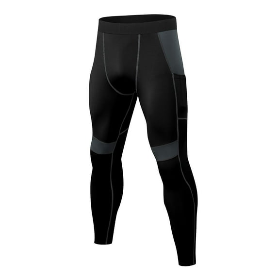SDNall Compression Leggings for Men Sports Stretch Leggings Trousers Breathable Quick-Drying Wicking Fitness Pants Running Pants Sizes:S-2XL