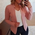 thumbnail image 1 of SDNall Cropped Blazers for Women Solid Color Casual Fashion Long-Sleeved Cardigan Top Jacket Coat Outerwear Blazer Jackets for Women ( Sizes S-XXXXL), 1 of 9